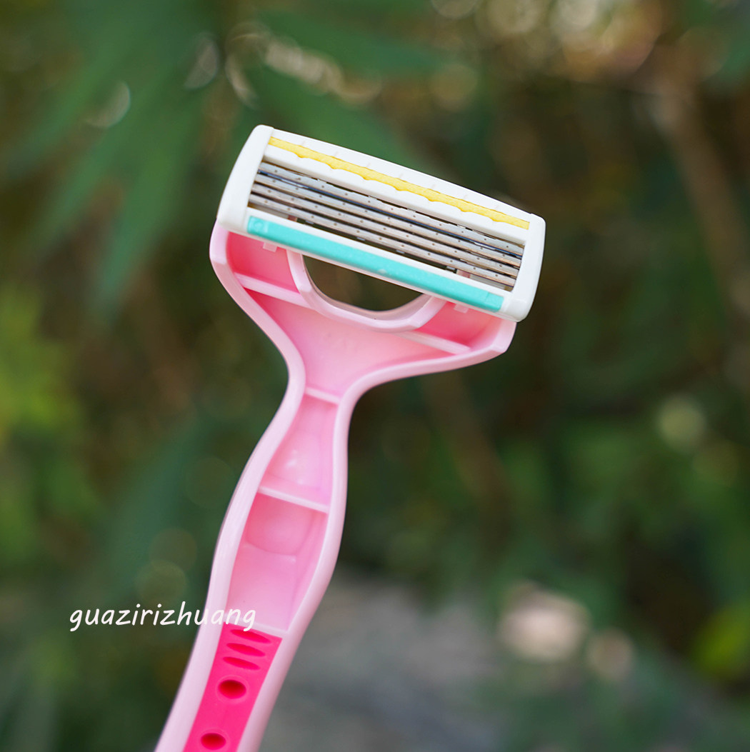 贝印剃毛刀腋下私处日本kai女士4刀刃刮毛刀除毛刀灵活好用