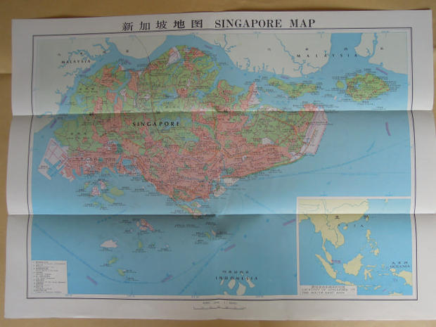 新加坡地图-交通图-城区详细图【中文版】