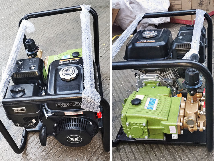 宗申gb200型汽油机配海顺j32直连泵j25喷雾器高压打药机方架式170