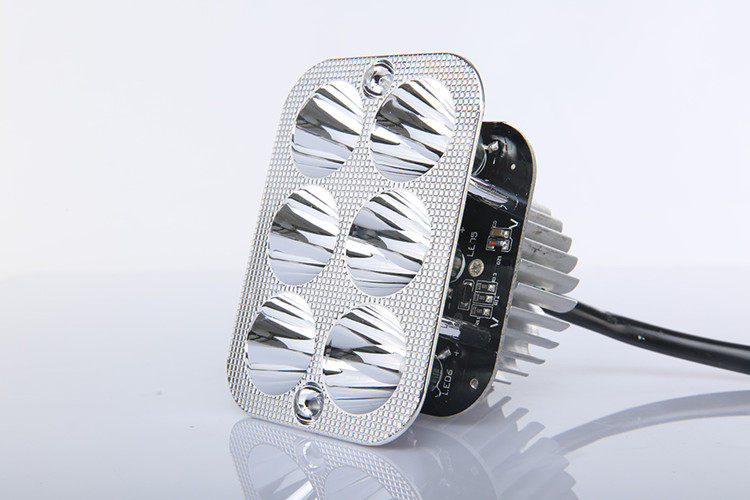 电动车灯摩托车灯泡led大灯超亮改装灯远近光12v-80v通用内置射灯