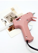South Korea imported pink hot melt glue gun handmade glue stick Home Childrens electric diy made hair accessories bow homemade
