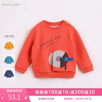 (Discount)Mark Jenny baby autumn childrens animal pattern sweater spring and autumn boys top 19185