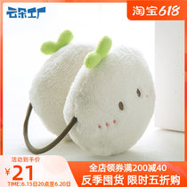 Cloud Flower Factory Winter Girls Warm Ear Hood Cartoon Oversized Plush Ear Bag Ear Cover Cute Rear Wearing Ear Warmer