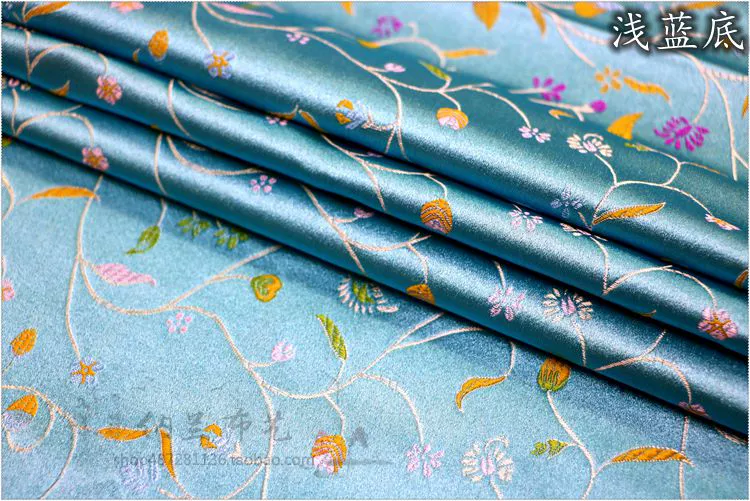 Gấm satin Vải hoa ớt Trang phục Hanfu COS sườn xám lụa satin vải quần áo thủ công phong cách Trung Quốc - Vải vải tự làm