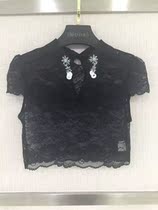 Spring and summer New Fashion Womens Joker exquisite lace short-sleeved short-sleeved jacket