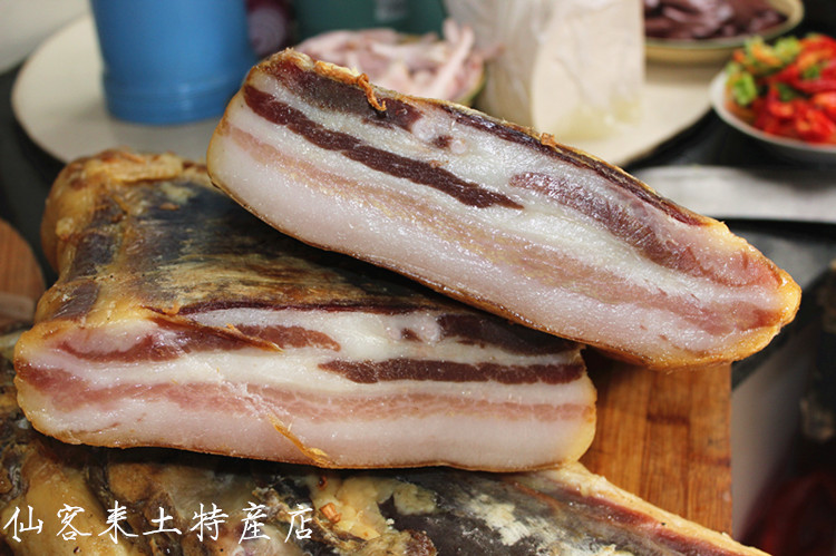 咸肉腊肉农家自制咸肉浙江台州仙居土特产安岭咸肉腌笃鲜刀板香
