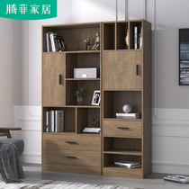 Bookcase Disposal Cabinet Narrow Cabinet Standing Cabinet Home Modern Simple Bookshelves Landing Lockers High Cabinet Containing Composition Cabinet