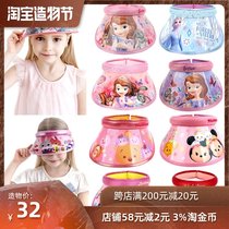 Korea WINGHOUSE Childrens visor hat Baby Sun hat Sunscreen Empty top hat for girls No top cool hat summer