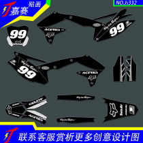 Gui Zun Wolf NC450 250 Extreme Pirates SHR-136 Off-Road Motorcycle Decals Printmaking Sticker Customized
