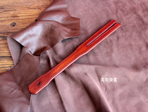 Double tail Tawse Scottish Belt SP leather Hand Clap Spanking Spur leather Clap Dark brown (spot)