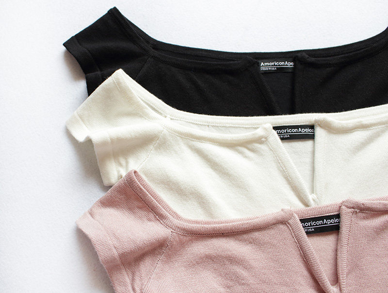 欧美夏季显瘦小v领针织衫短袖露肩露脐一字肩简约修身薄打底t恤女