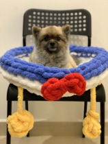Pure hand-woven pet nest~woven cushion~