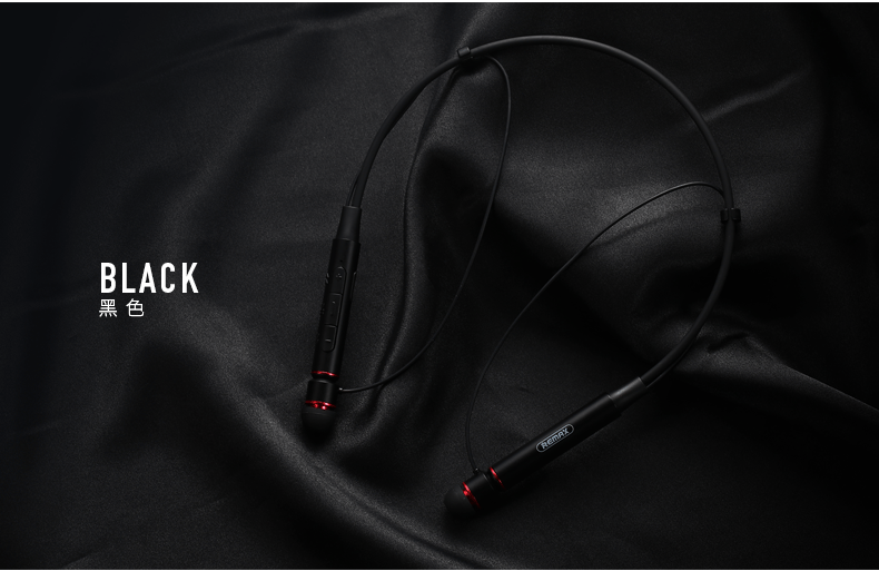 remax/睿量 rb-s6 悟空极轻 颈戴式 运动无线蓝牙耳机磁吸收纳