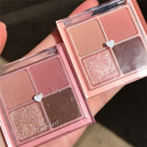 Korea Romand four-color eye shadow pearlescent matte light color warm brown rose color long-lasting 01 02 03