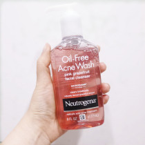 Neutrogena salicylic acid grapefruit oil-free oil control acne gel Cleanser Facial cleanser to remove acne marks to remove blackheads