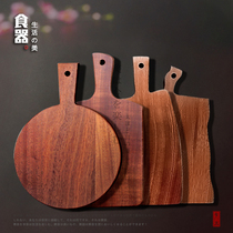 Creative wooden tray European-style Western-style snack tray Heart tray Bread board Pizza wooden tray baking tray
