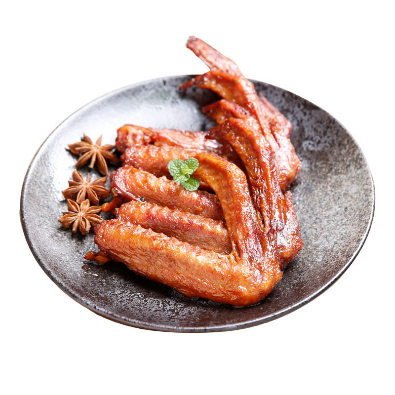 紫燕百味鸡 即熟食卤味凉拌菜私房半成品小吃锁鲜装 五香鸭翅200g