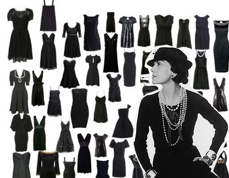 而coco香奈儿小姐本人对于小黑裙的钟爱也表现在她的众多设计中,均能