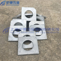 Spot stock hot-dip galvanized hot-dip galvanized channel steel with square oblique washer GB853M8M10M12M14M16M18M20