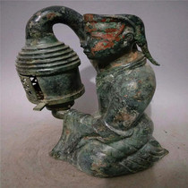 Imitation ancient handicraft workmanship exquisite Bauer Waterloo Bronze bronzer waiter for the ladies retro