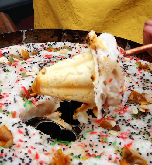 可伊淘宝九年老店 传统江南名点-梅花糕(海棠糕) 甜香芝麻5枚