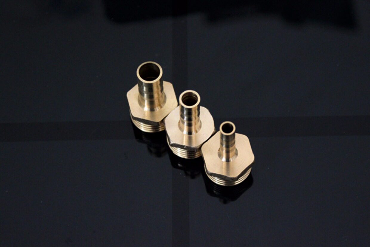 4分外螺纹铜宝塔水嘴加厚外丝插管接头水管水泵接头软管直通接头_双氙