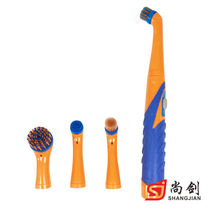 Versatile electric cleaning brush removes stains good helper kitchenware SONIC CLEANER multicolor