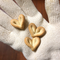 heart heart bread mini bread refrigerator sticker brooch ring