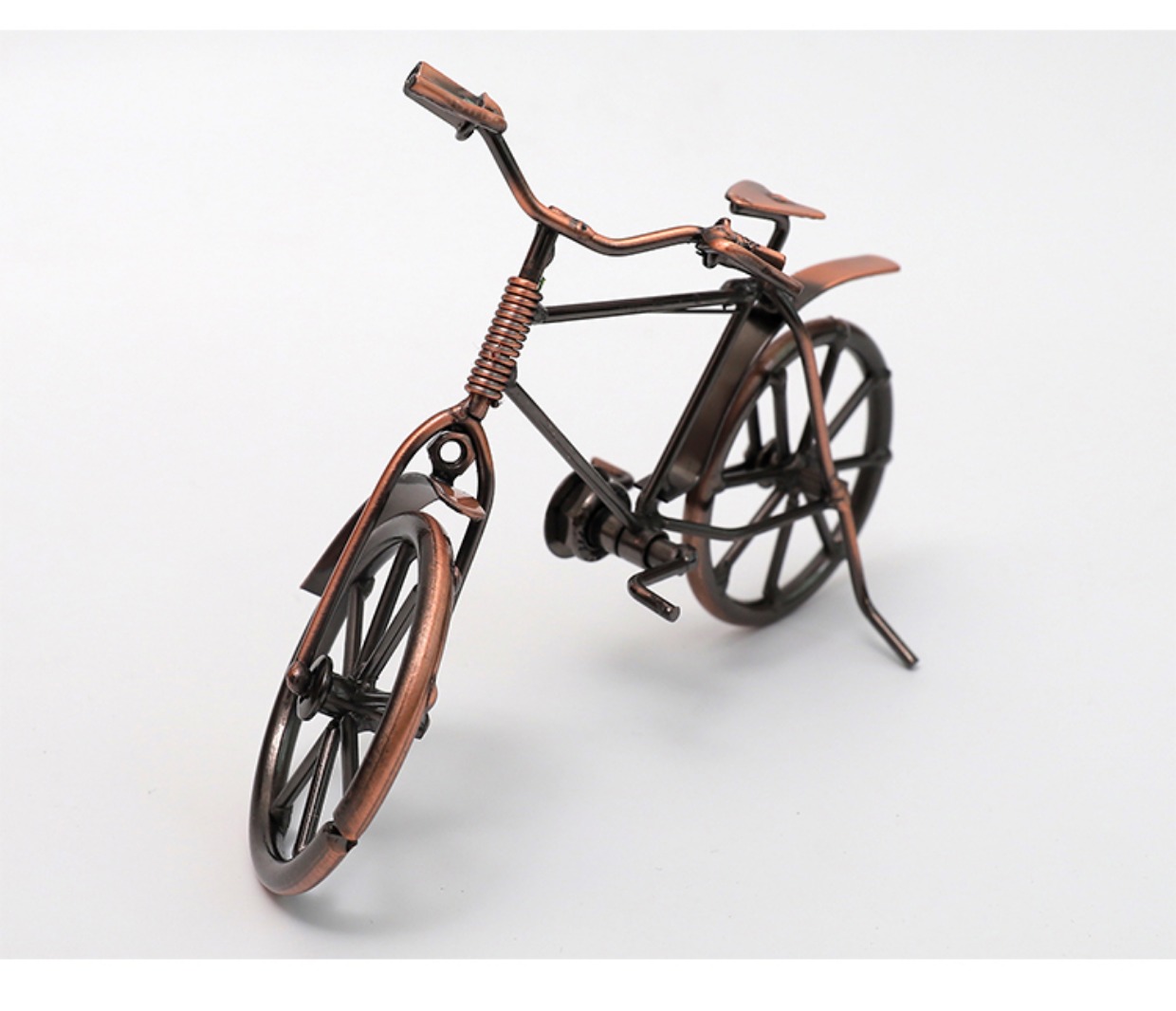 复古老式铁艺自行车模型手工工艺品创意家居办公室客厅橱窗小摆件