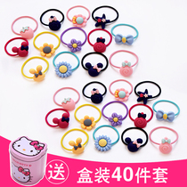 Childrens hair accessories Hairband do not hurt hair girl head rope Korean baby rubber band Princess small hairpin tie hair rubber band