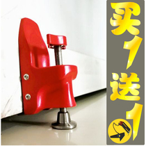 Top door cat cute pet Top door device Hotel door stopper outside door opening Travel travel anti-theft device door stopper door bolt free punching