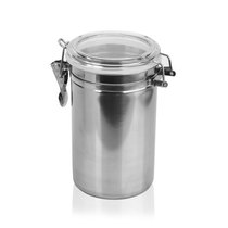 10*16 stainless steel sealed tank 1 liter storage tank food tank coffee flower tea tank storage bottle can catering equipment