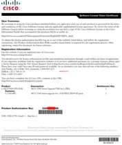 Cisco Cisco Video Conferencing kit kitplus kitp60 SX20 80 Built-in multipoint licensing activation