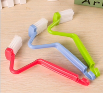 Toilet brush bending shank cleaning brush V-type toilet inner brush with full cleaning without dead angle toilet brush small brush