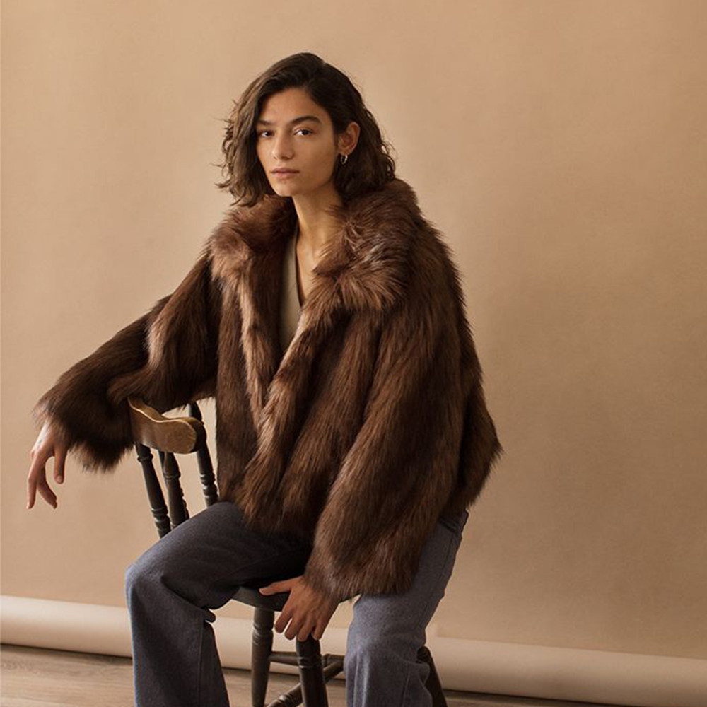LEIN VANDE Vegan Fur Jacket ビーガンファージャケット ラインヴァンド LEINWANDE ビーガンファージャケット leinwande