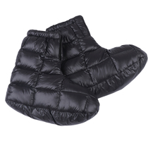 Winter down shoes warm indoor Moon shoes silent high floor shoes Old Man cold sleeping foot cover home shoes