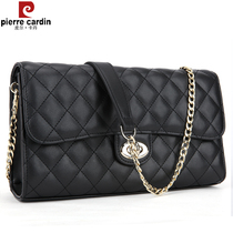 Pilkardan genuine leather girls clad cow leather bag new 100 hitch small fragrant wind rhombus chain bag italics satchel mini small bag