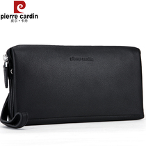 Pierre Cardins new mens handbags genuine leather large-capacity business mens handbags genuine leather mens handbags