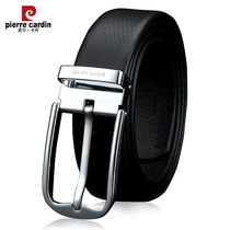 Pierre Cardin brand Belt Mens pin buckle business belt leather casual fashion trousers belt cowhide Chaoker trendy men