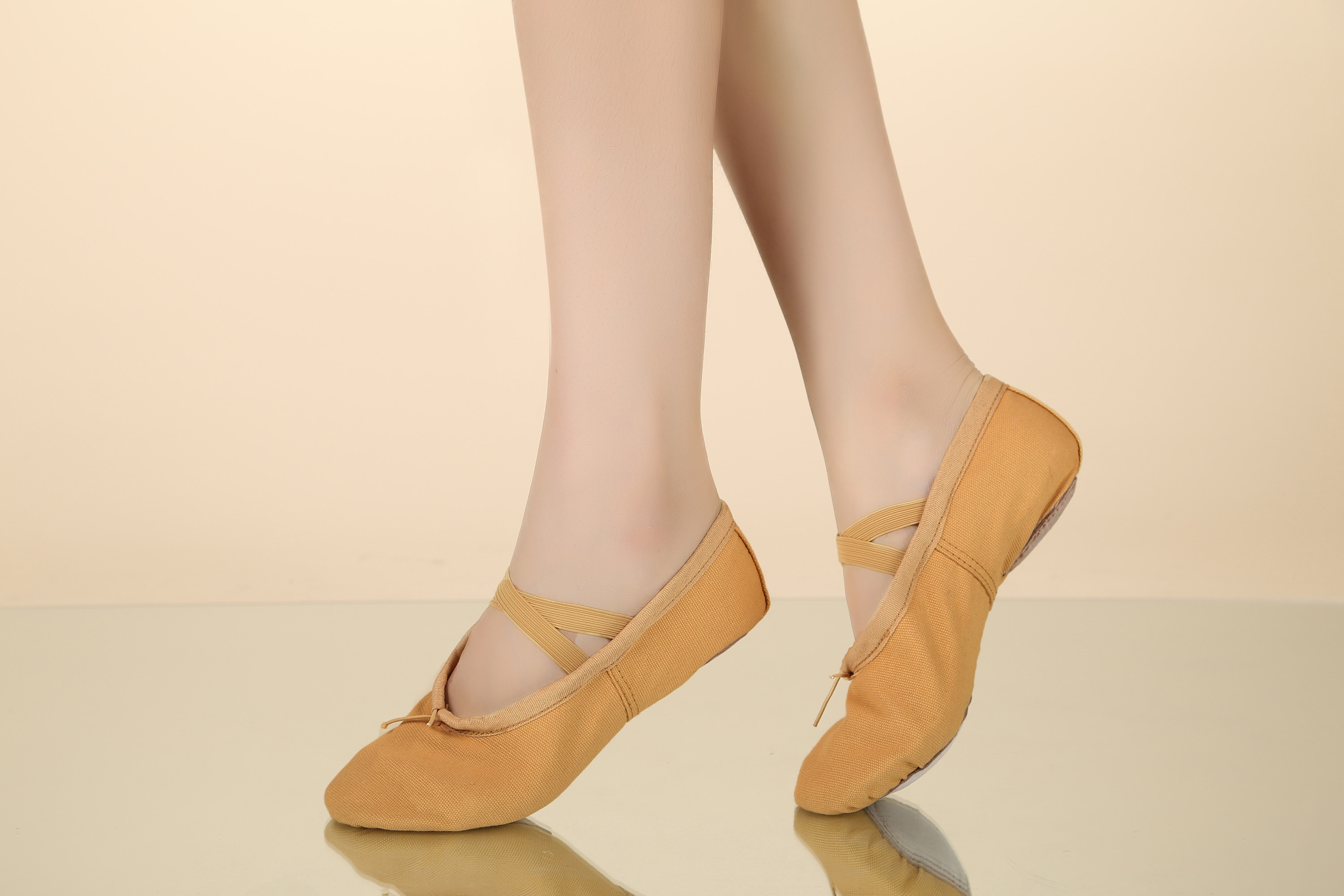 儿童舞蹈鞋女软底练功鞋帆布瑜伽猫爪鞋形体芭蕾舞鞋女跳舞鞋成人