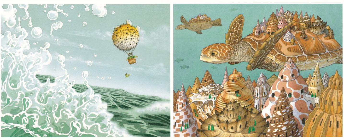 去购买 《海底的秘密》是大卫·威斯纳标志性的经典无字绘本,也是作者