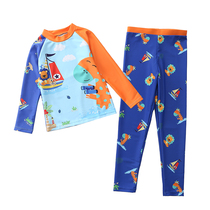 Childrens diving suit boys split swimsuit snorkeling jellyfish clothing long sleeve swimsuit