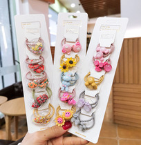 Korean version of childrens Hairband hair accessories girls Line hair rubber band Sweet cartoon head rope baby Princess head jewelry