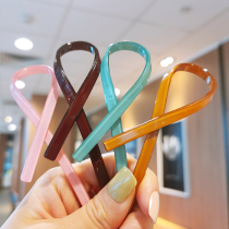 Dili Reba same Joker cross bow spring clip sweet bangs back head hairpin edge clip top clip