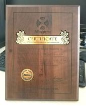 Solid Wood medals custom-made license black walnut sign Bronze medal production letter of appointment certificate certificate
