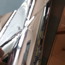 Double sided highlight thick silver 23U thick high light double-sided silver acrylic transparent material large area bronzing