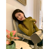 9.09 Autumn New Product|60000 Hot Sale_Upgrade 16-pin temperament half turtleneck signature full wool bottoming shirt