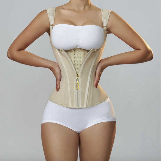 15-bone vest latex waistband European and American court waistband zipper and breasted retro corset
15-bone vest latex waistband European and American court waistband zipper and breasted retro corset