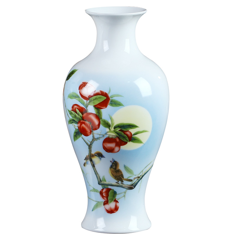 Jingdezhen ceramic gift packaging vase furnishing articles flower arranging porcelain bottle gifts home sitting room adornment handicraft