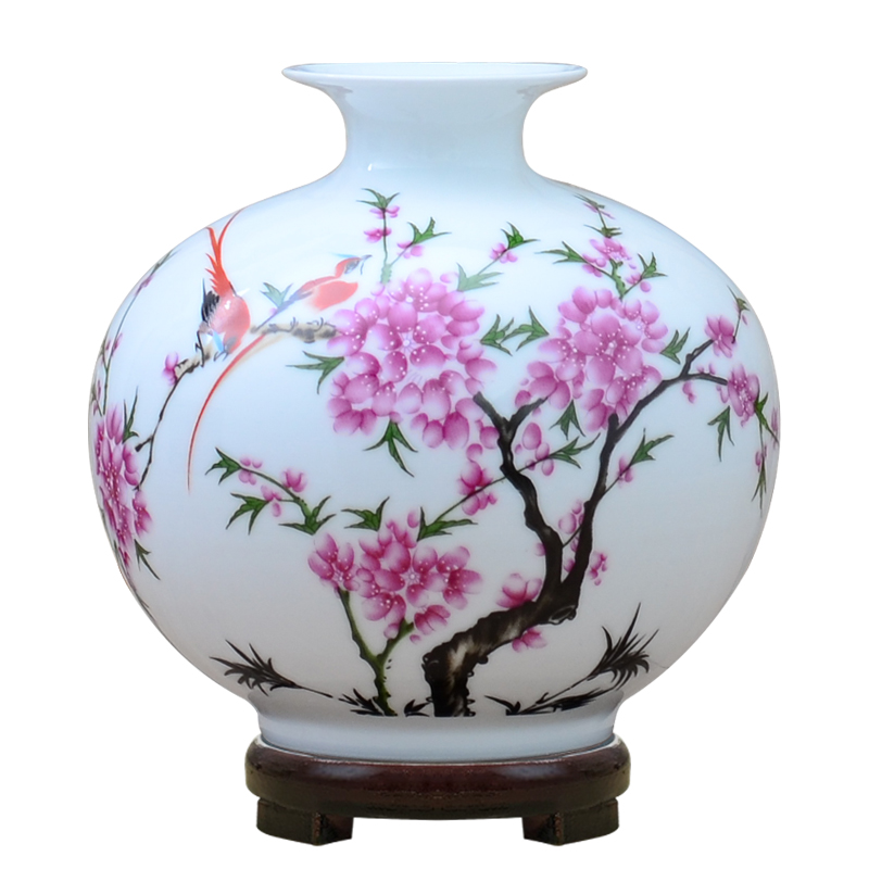 Creative I sitting room place jingdezhen ceramics pomegranate flower arranging small handicraft bottle vase TV ark, restaurant